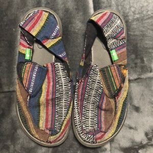 Kids Sanuk slides